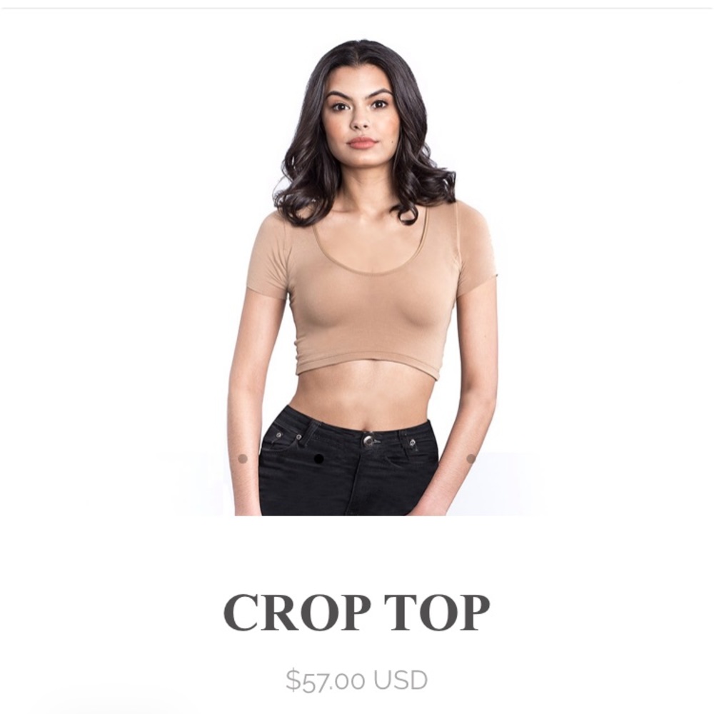Numi Crop Top S Caramel